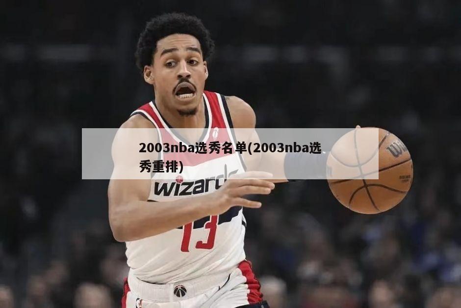 2003nba选秀名单(2003nba选秀重排)