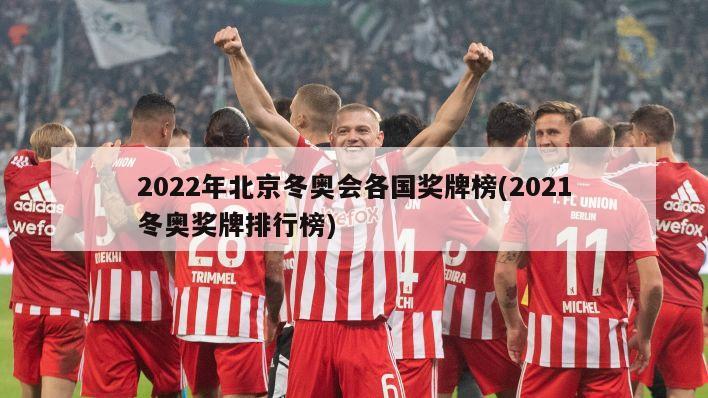 2022年北京冬奥会各国奖牌榜(2021冬奥奖牌排行榜)