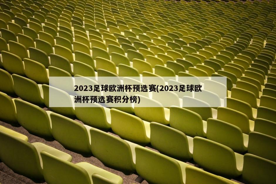 2023足球欧洲杯预选赛(2023足球欧洲杯预选赛积分榜)