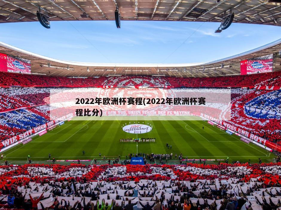 2022年欧洲杯赛程(2022年欧洲杯赛程比分)